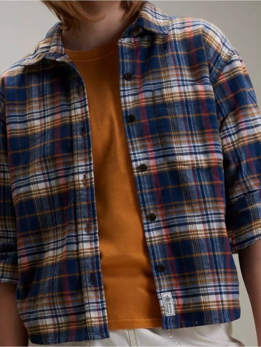 Alpine Design mid weight flannel size M NWT